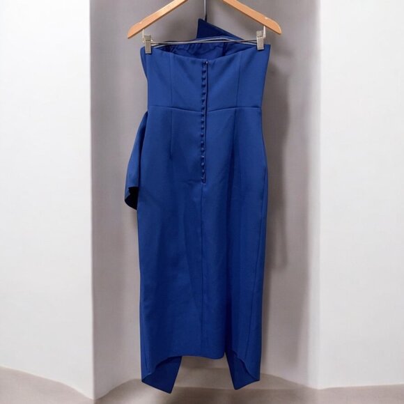 NWT Elliatt Reception Ruffle Strapless Cocktail Midi Dress - Picture 9 of 12